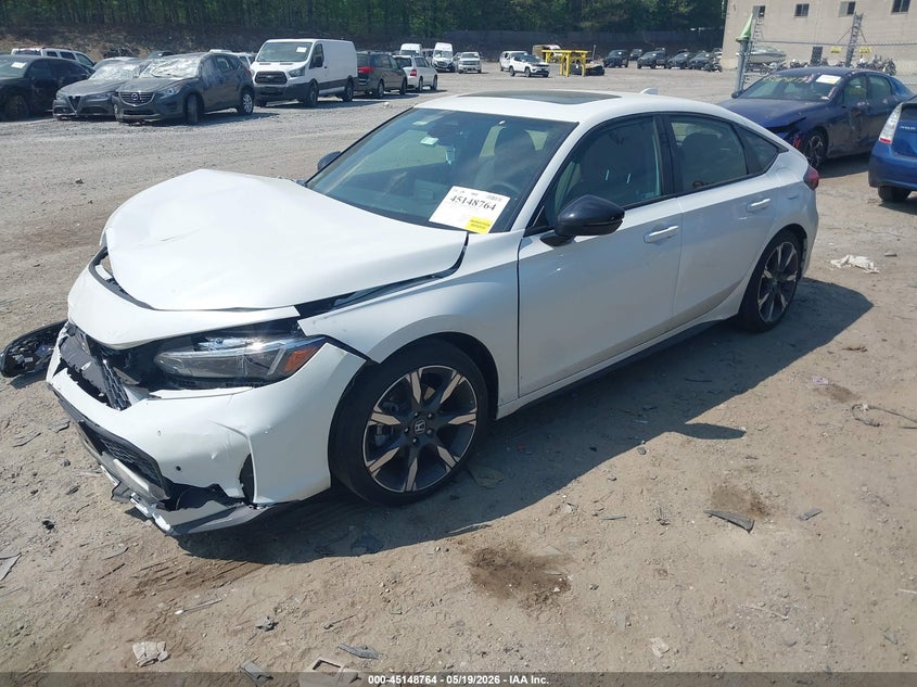 2026 Honda Civic VIN JHMFL4H90TX001218 IAAI salvage auction — FRONT END, Salvage (Massachusetts), sold $7,300 on 2026-07-24 (photo 2)