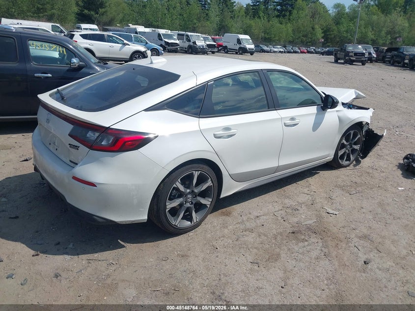 2026 Honda Civic VIN JHMFL4H90TX001218 IAAI salvage auction — FRONT END, Salvage (Massachusetts), sold $7,300 on 2026-07-24 (photo 4)