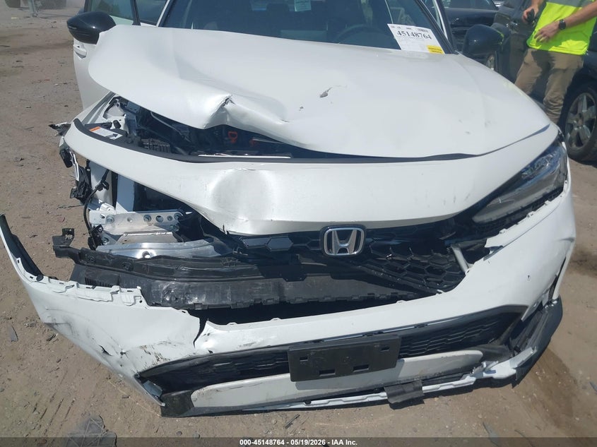 2026 Honda Civic VIN JHMFL4H90TX001218 IAAI salvage auction — FRONT END, Salvage (Massachusetts), sold $7,300 on 2026-07-24 (photo 6)
