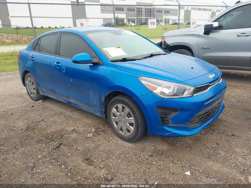 2023 Kia Rio VIN 3KPA24AD1PE561199 IAAI salvage auction — HAIL, Original (Texas), sold $4,400 on 2026-07-09 (photo 1)
