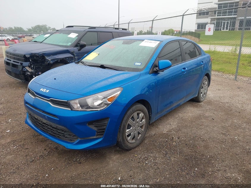 2023 Kia Rio VIN 3KPA24AD1PE561199 IAAI salvage auction — HAIL, Original (Texas), sold $4,400 on 2026-07-09 (photo 2)