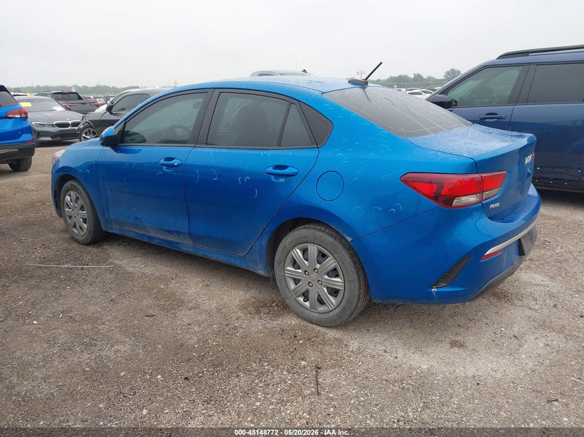 2023 Kia Rio VIN 3KPA24AD1PE561199 IAAI salvage auction — HAIL, Original (Texas), sold $4,400 on 2026-07-09 (photo 3)
