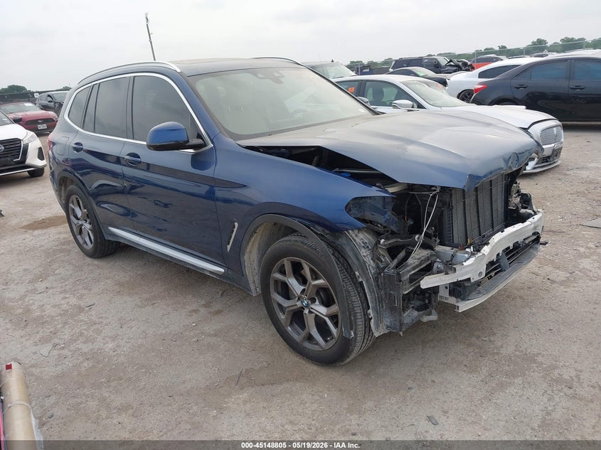 2021 BMW X3 VIN 5UXTY3C03M9H85068 — IAAI salvage auction photo