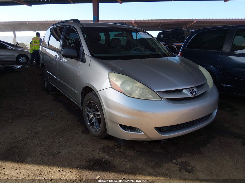 2006 Toyota Sienna VIN 5TDZA23C46S511299 IAAI salvage auction — RIGHT REAR, Salvage (Arizona), sold $750 on 2026-07-07 (photo 1)
