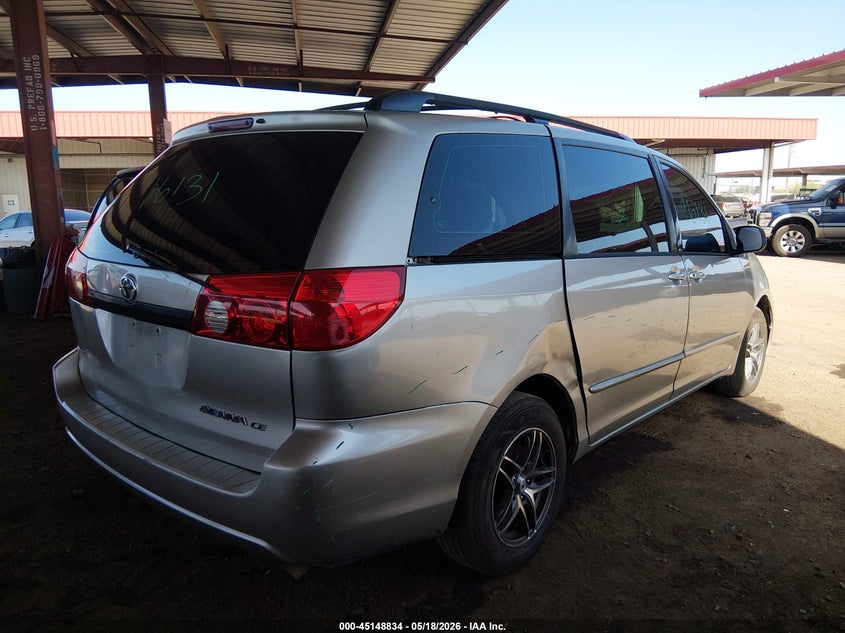 2006 Toyota Sienna VIN 5TDZA23C46S511299 IAAI salvage auction — RIGHT REAR, Salvage (Arizona), sold $750 on 2026-07-07 (photo 6)