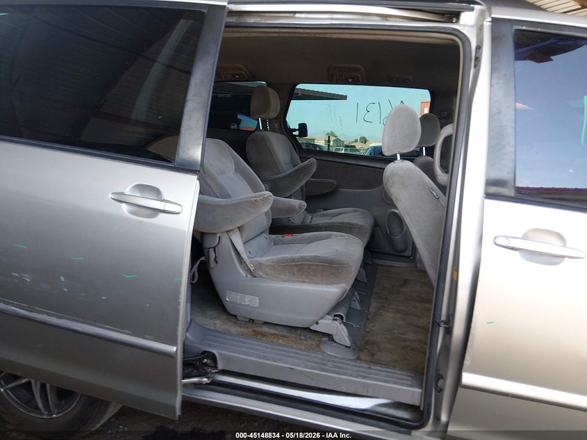 2006 Toyota Sienna VIN 5TDZA23C46S511299 IAAI salvage auction — RIGHT REAR, Salvage (Arizona), sold $750 on 2026-07-07 (photo 8)