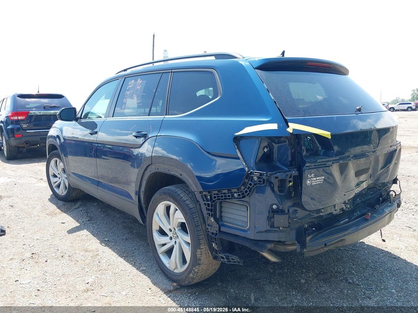 2021 Volkswagen Atlas VIN 1V2WP2CA3MC607812 IAAI salvage auction — REAR END, Salvage (Indiana), sold $4,550 on 2026-07-09 (photo 6)