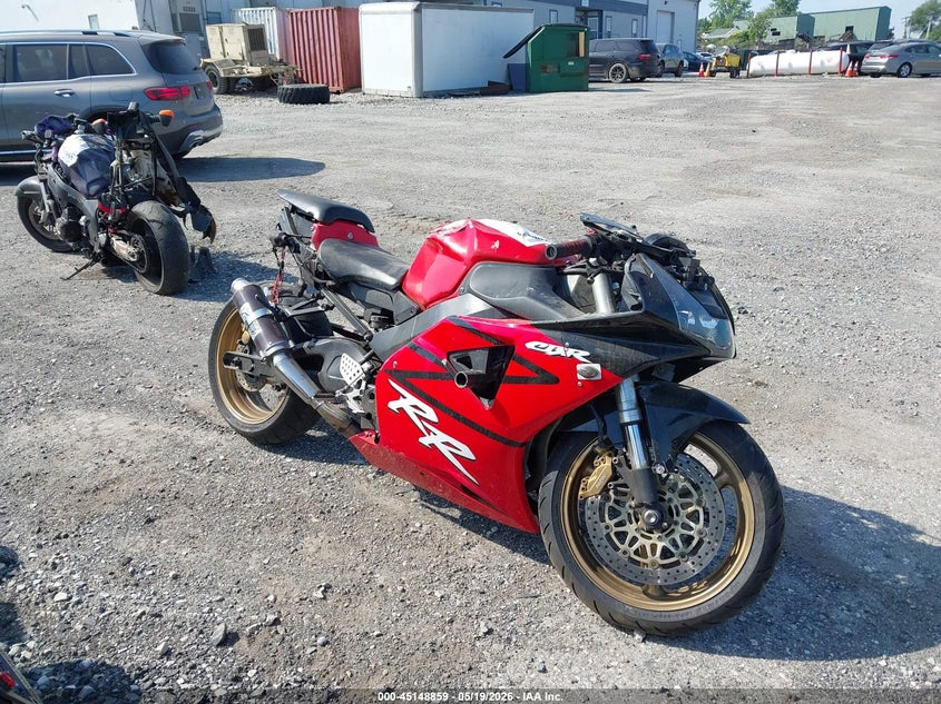 2002 Honda Cbr900 VIN JH2SC50062M004845 IAAI salvage auction — FRONT END, Salvage (Pennsylvania), sold $525 on 2026-07-21 (photo 1)