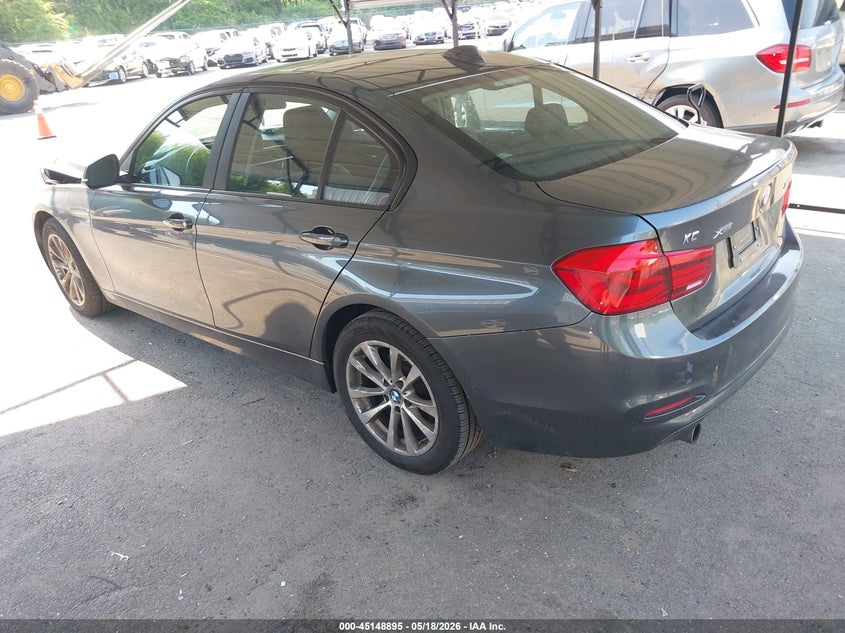 2018 BMW 3er VIN WBA8E5G54JNU47404 IAAI salvage auction — FRONT END, Salvage (Connecticut), sold $350 on 2026-07-30 (photo 3)