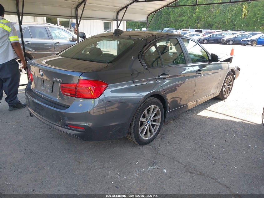 2018 BMW 3er VIN WBA8E5G54JNU47404 IAAI salvage auction — FRONT END, Salvage (Connecticut), sold $350 on 2026-07-30 (photo 4)