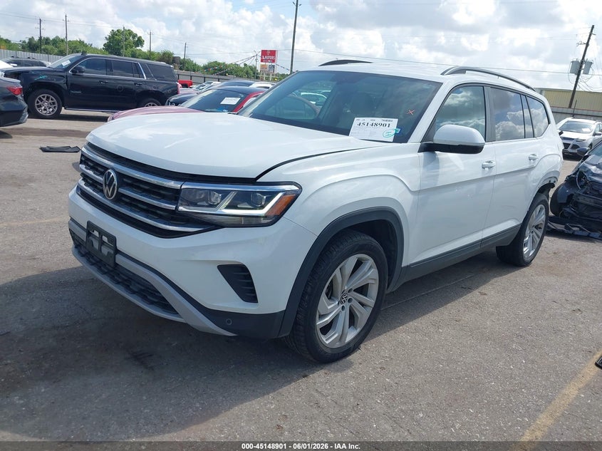 2022 Volkswagen Atlas VIN 1V2HR2CA2NC551916 IAAI salvage auction — REAR END, Original (Texas), sold $7,100 on 2026-07-29 (photo 2)