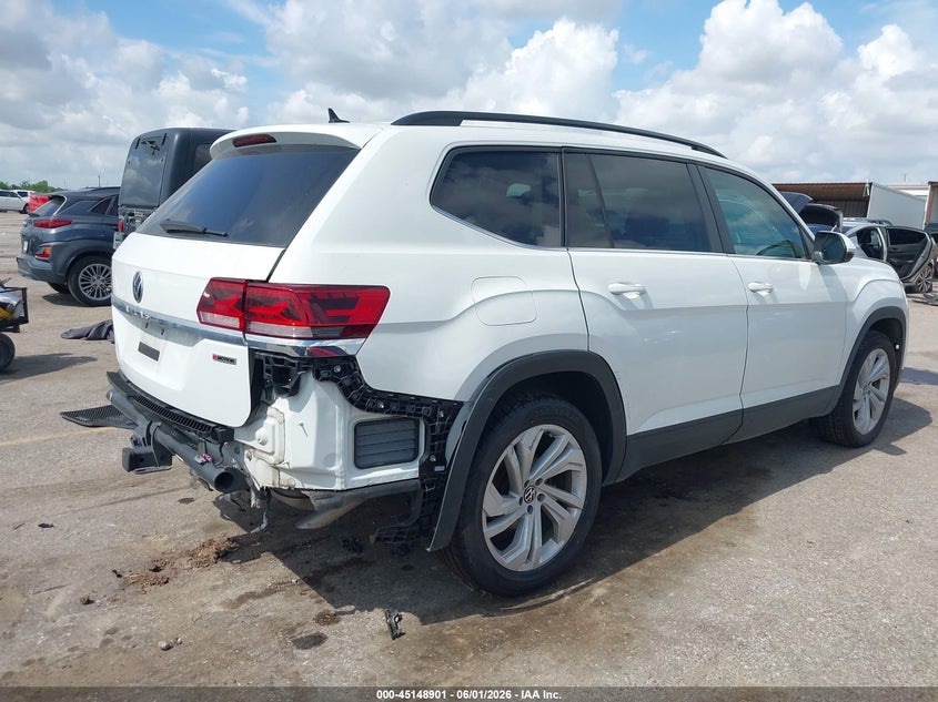 2022 Volkswagen Atlas VIN 1V2HR2CA2NC551916 IAAI salvage auction — REAR END, Original (Texas), sold $7,100 on 2026-07-29 (photo 4)