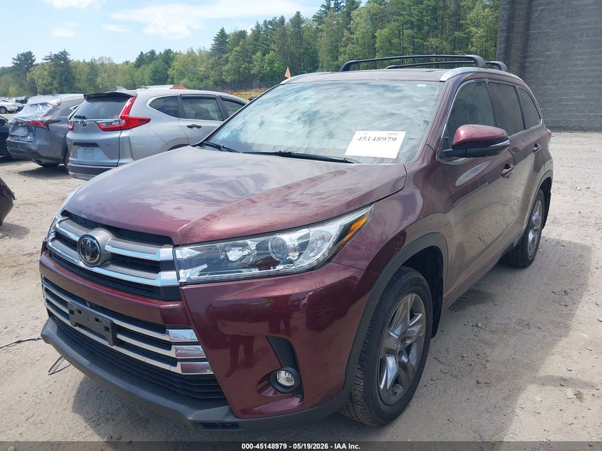 2019 Toyota Highlander VIN 5TDDZRFH4KS967638 IAAI salvage auction — VANDALISM, Salvage (Massachusetts), sold $16,500 on 2026-07-24 (photo 2)