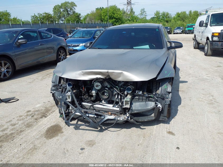 2018 BMW M3 VIN WBS8M9C59J5L00961 IAAI salvage auction — FRONT & REAR, Salvage (Illinois), sold $26,800 on 2026-07-06 (photo 6)