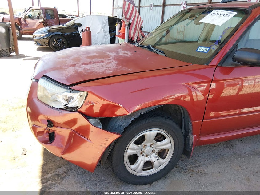 2006 Subaru Forester VIN JF1SG63676H721150 IAAI salvage auction — LEFT FRONT, Original (Texas), sold $575 on 2026-07-29 (photo 6)