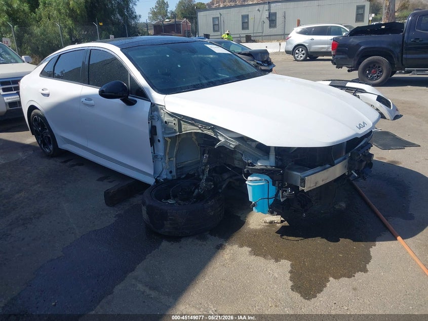 2022 Kia K5 VIN 5XXG64J22NG108761 IAAI salvage auction — TRANSMISSION, Salvage (California), sold $4,475 on 2026-07-28 (photo 1)