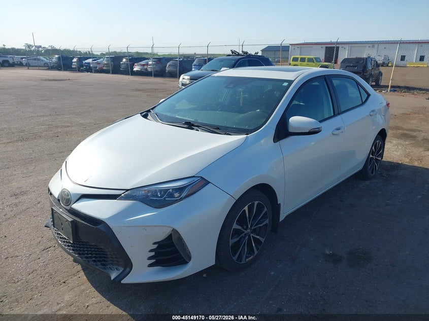 2017 Toyota Corolla VIN 5YFBURHEXHP640087 IAAI salvage auction — RIGHT FRONT, Salvage Title, sold $3,050 on 2026-07-28 (photo 2)