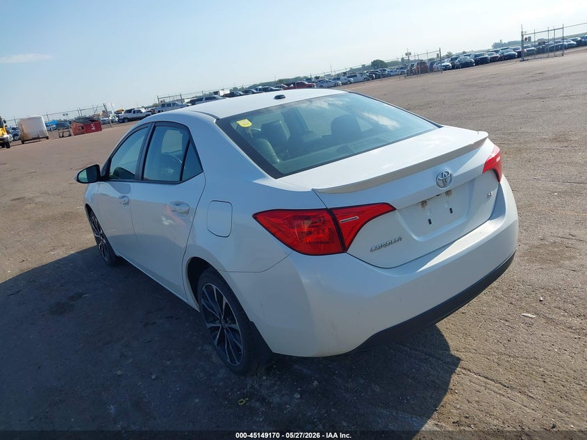 2017 Toyota Corolla VIN 5YFBURHEXHP640087 IAAI salvage auction — RIGHT FRONT, Salvage Title, sold $3,050 on 2026-07-28 (photo 3)