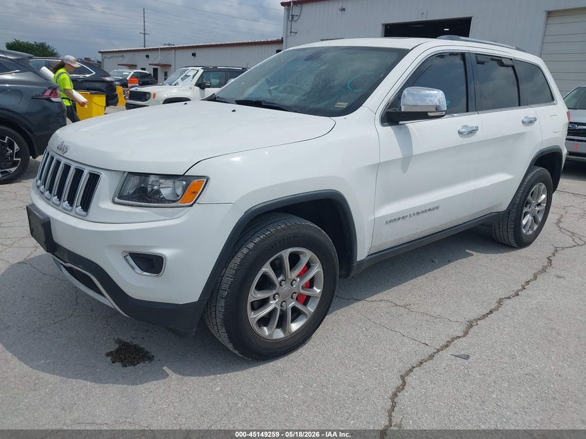 2015 Jeep Grand cherokee VIN 1C4RJFBG4FC878426 IAAI salvage auction — HAIL, Clear (Missouri), sold $2,325 on 2026-07-23 (photo 2)