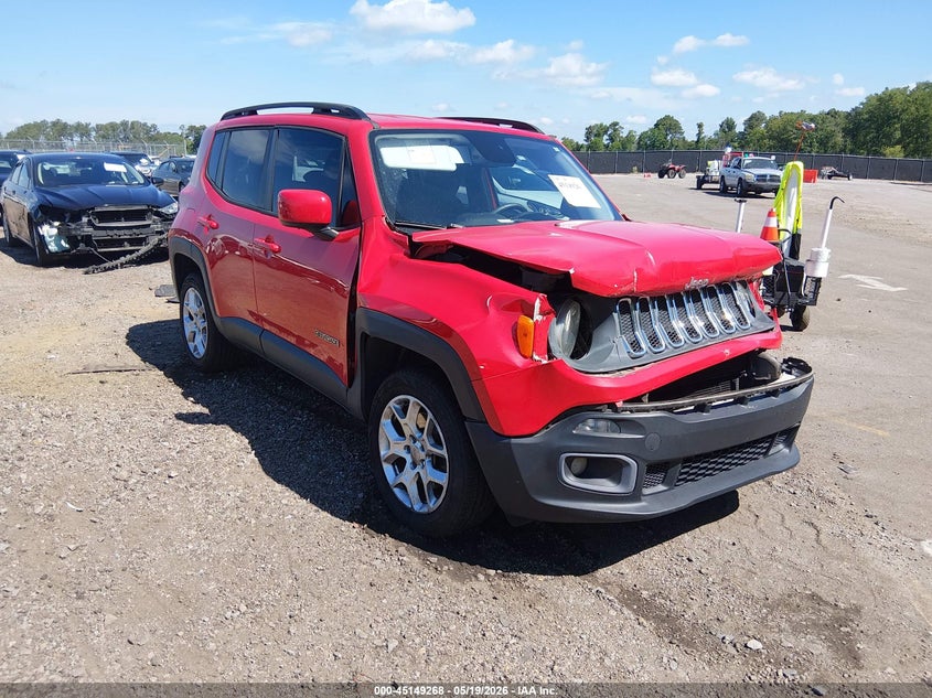 2015 Jeep Renegade VIN ZACCJBBTXFPB29847 IAAI salvage auction — FRONT END, Salvage (South Carolina), sold $325 on 2026-07-15 (photo 1)