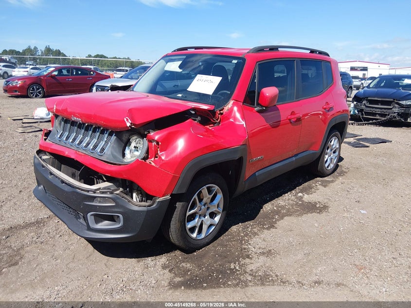 2015 Jeep Renegade VIN ZACCJBBTXFPB29847 IAAI salvage auction — FRONT END, Salvage (South Carolina), sold $325 on 2026-07-15 (photo 2)