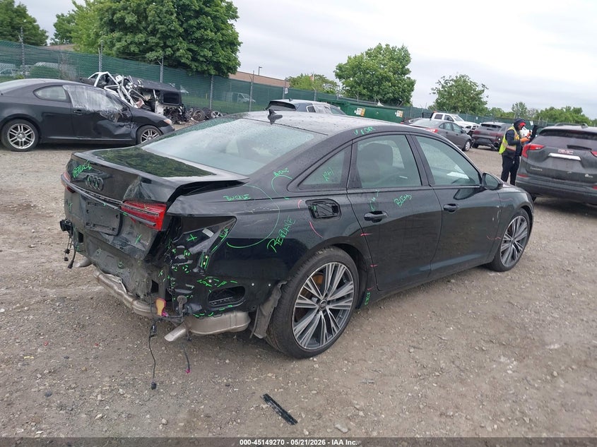 2024 Audi A6 VIN WAUE3BF28RN040941 IAAI salvage auction — REAR END, Salvage (Pennsylvania), sold $16,900 on 2026-07-31 (photo 4)
