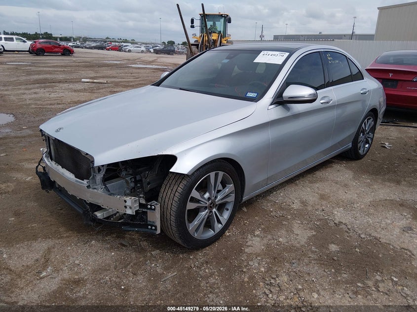 2021 Mercedes-benz C-klasse VIN W1KWF8DB0MR622317 IAAI salvage auction — FRONT END, Salvage (Texas), sold $8,400 on 2026-08-21 (photo 2)