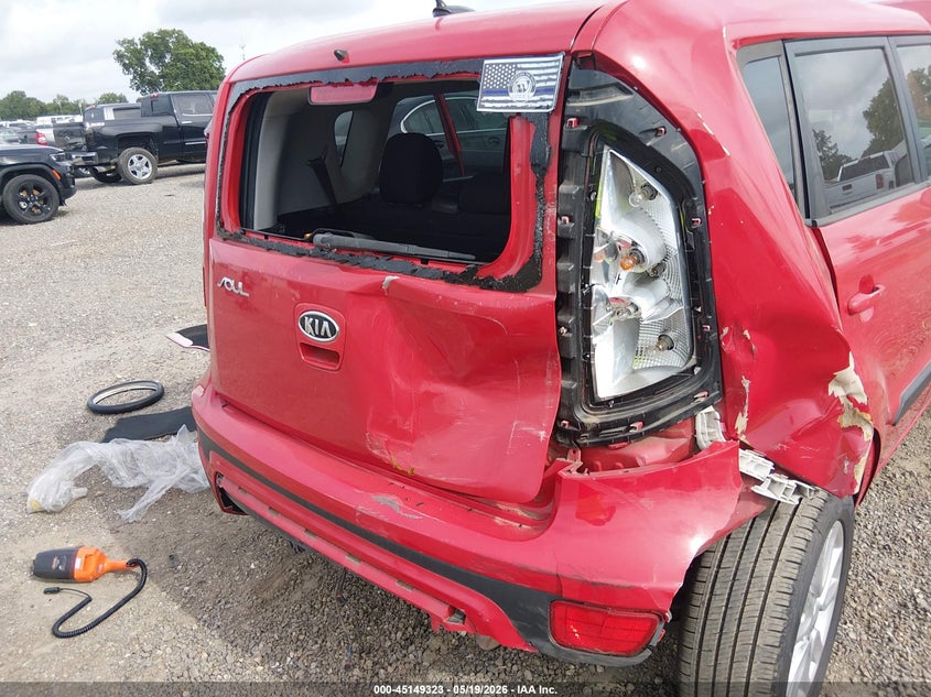 2012 Kia Soul VIN KNDJT2A60C7462726 IAAI salvage auction — REAR END, Salvage (Louisiana), sold $175 on 2026-07-29 (photo 6)