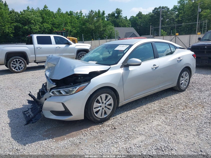 2022 Nissan Sentra VIN 3N1AB8BV8NY264931 IAAI salvage auction — FRONT END, Salvage (Kentucky), sold $1,400 on 2026-08-02 (photo 2)