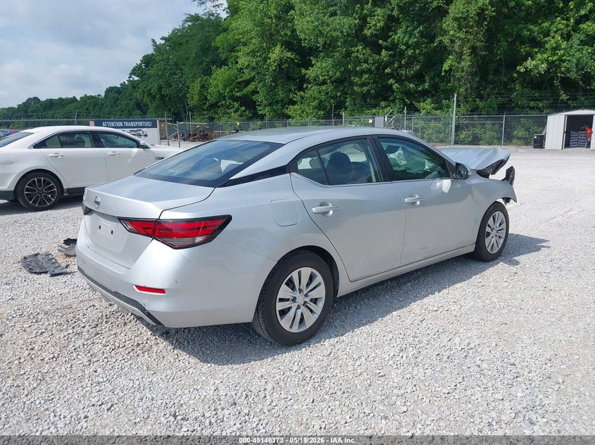 2022 Nissan Sentra VIN 3N1AB8BV8NY264931 IAAI salvage auction — FRONT END, Salvage (Kentucky), sold $1,400 on 2026-08-02 (photo 4)
