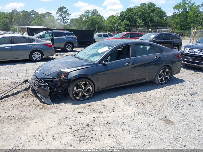 2021 Hyundai Elantra VIN 5NPLN4AG4MH001291 IAAI salvage auction — LEFT FRONT, Salvage (South Carolina), sold $4,475 on 2026-07-07 (photo 2)