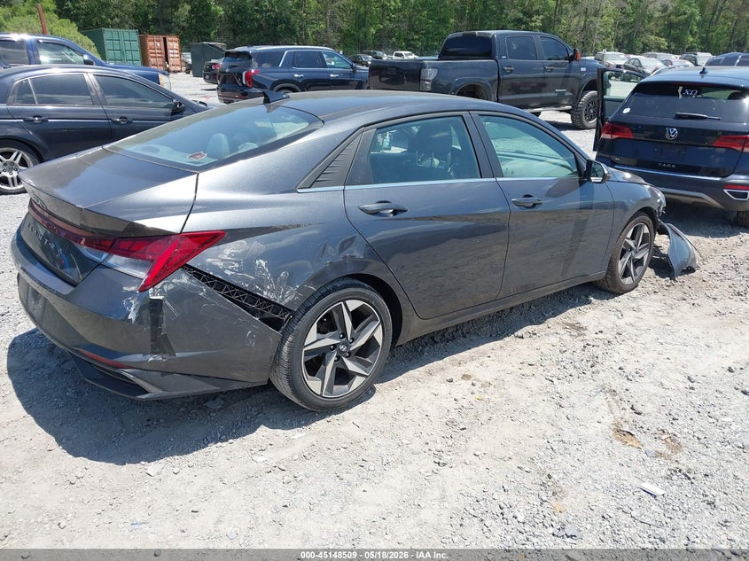 2021 Hyundai Elantra VIN 5NPLN4AG4MH001291 IAAI salvage auction — LEFT FRONT, Salvage (South Carolina), sold $4,475 on 2026-07-07 (photo 4)
