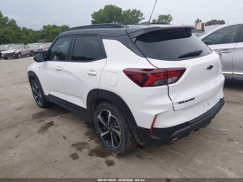 2023 Chevrolet Trailblazer VIN KL79MTSL0PB213966 IAAI salvage auction — FRONT & REAR, Salvage Title, sold $7,000 on 2026-07-11 (photo 3)