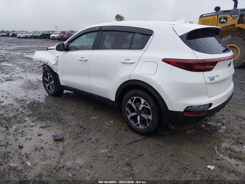 2022 Kia Sportage VIN KNDPMCACXN7973754 IAAI salvage auction — LEFT FRONT, Salvage (West Virginia), sold $3,050 on 2026-07-29 (photo 3)