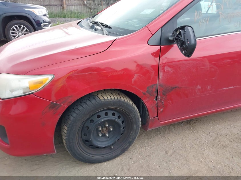 2013 Toyota Corolla VIN 5YFBU4EE5DP202238 IAAI salvage auction — REAR END, Clear (Michigan), sold $2,550 on 2026-07-24 (photo 6)