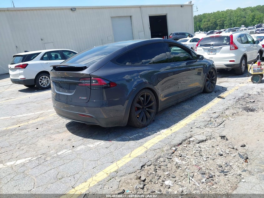 2018 Tesla Model x VIN 5YJXCAE41JF126104 IAAI salvage auction — LEFT FRONT, Salvage (Georgia), sold $10,500 on 2026-07-20 (photo 4)