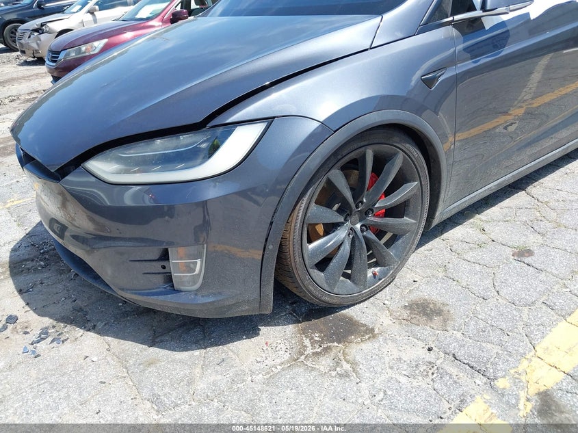 2018 Tesla Model x VIN 5YJXCAE41JF126104 IAAI salvage auction — LEFT FRONT, Salvage (Georgia), sold $10,500 on 2026-07-20 (photo 6)