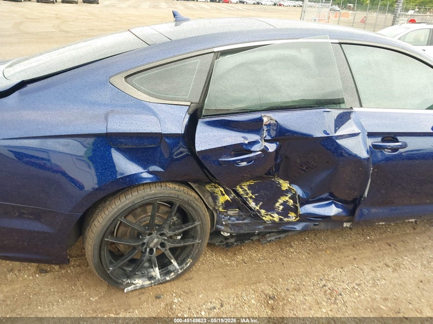 2018 Audi S5 VIN WAUC4CF55JA039987 IAAI salvage auction — RIGHT SIDE, Salvage (Illinois), sold $6,100 on 2026-07-15 (photo 6)