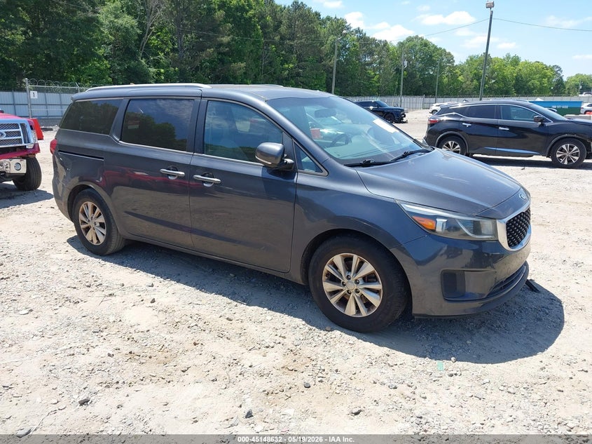 2017 Kia SEDONA VIN KNDMB5C19H6284346 IAAI salvage auction — SIDE, Salvage (Georgia), sold $975 on 2026-07-16 (photo 1)