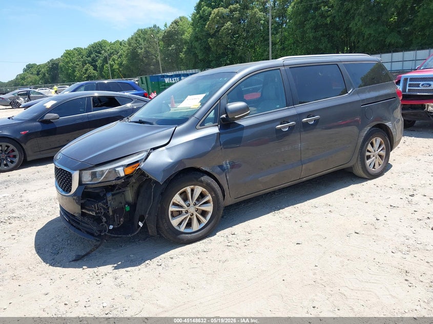 2017 Kia SEDONA VIN KNDMB5C19H6284346 IAAI salvage auction — SIDE, Salvage (Georgia), sold $975 on 2026-07-16 (photo 2)