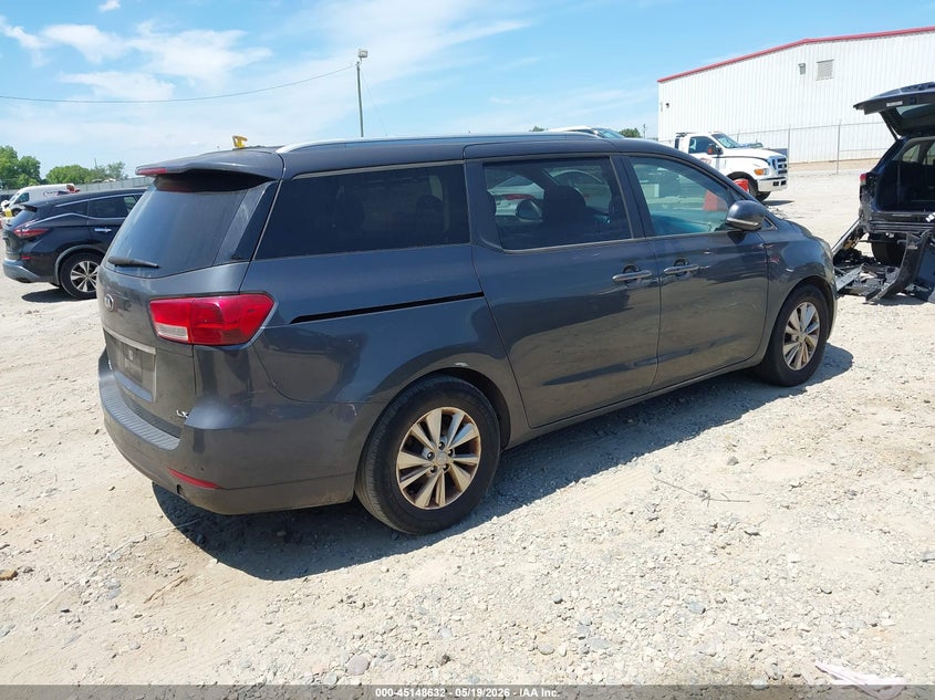 2017 Kia SEDONA VIN KNDMB5C19H6284346 IAAI salvage auction — SIDE, Salvage (Georgia), sold $975 on 2026-07-16 (photo 4)