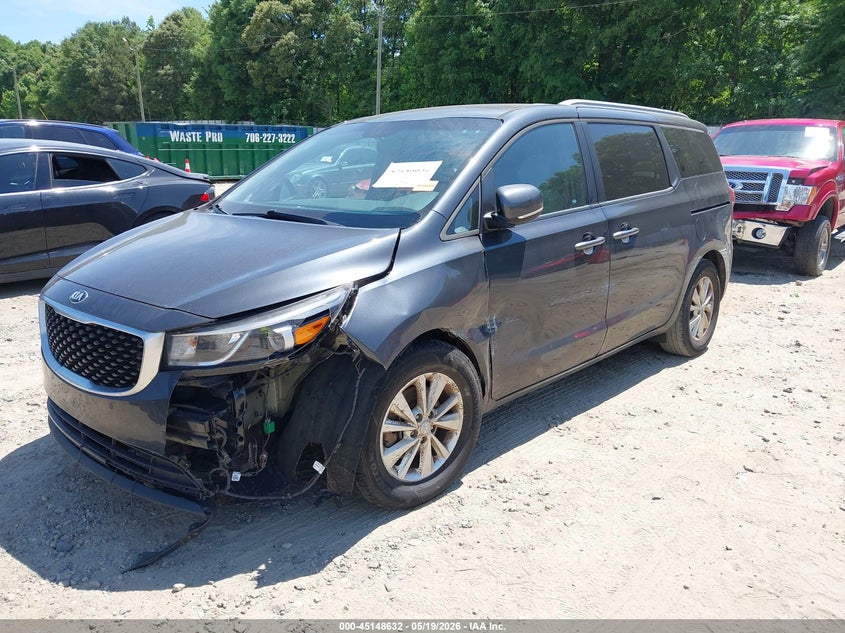 2017 Kia SEDONA VIN KNDMB5C19H6284346 IAAI salvage auction — SIDE, Salvage (Georgia), sold $975 on 2026-07-16 (photo 6)