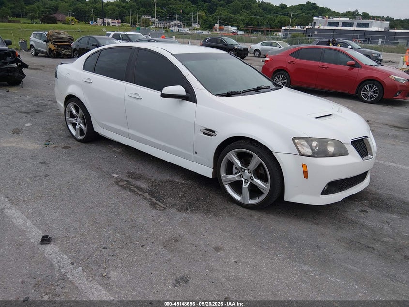 2009 Pontiac G8 VIN 6G2EC57Y99L222271 IAAI salvage auction — HAIL, Salvage (Illinois), sold $6,100 on 2026-07-21 (photo 1)