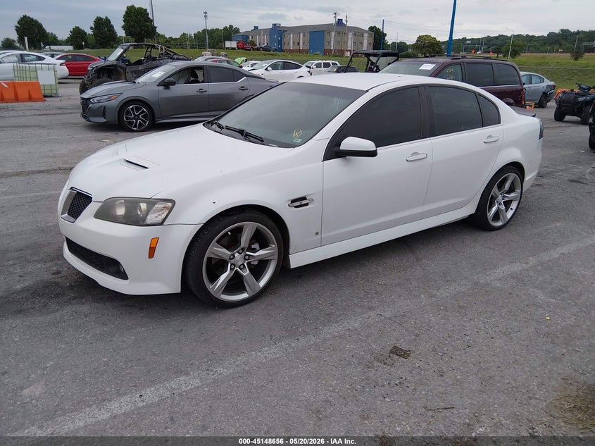 2009 Pontiac G8 VIN 6G2EC57Y99L222271 IAAI salvage auction — HAIL, Salvage (Illinois), sold $6,100 on 2026-07-21 (photo 2)