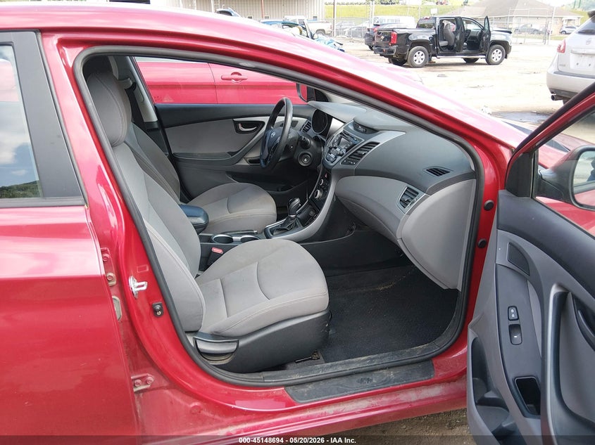 2016 Hyundai Elantra VIN KMHDH4AE9GU515296 IAAI salvage auction — REAR END, Salvage (West Virginia), sold $1,850 on 2026-07-09 (photo 5)