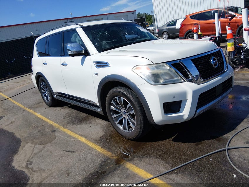 2017 Nissan Armada VIN JN8AY2ND4H9004343 IAAI salvage auction — SIDE, Salvage (South Carolina), sold $2,050 on 2026-07-08 (photo 1)