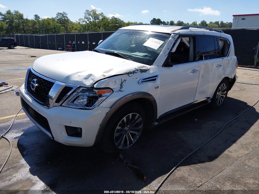 2017 Nissan Armada VIN JN8AY2ND4H9004343 IAAI salvage auction — SIDE, Salvage (South Carolina), sold $2,050 on 2026-07-08 (photo 2)