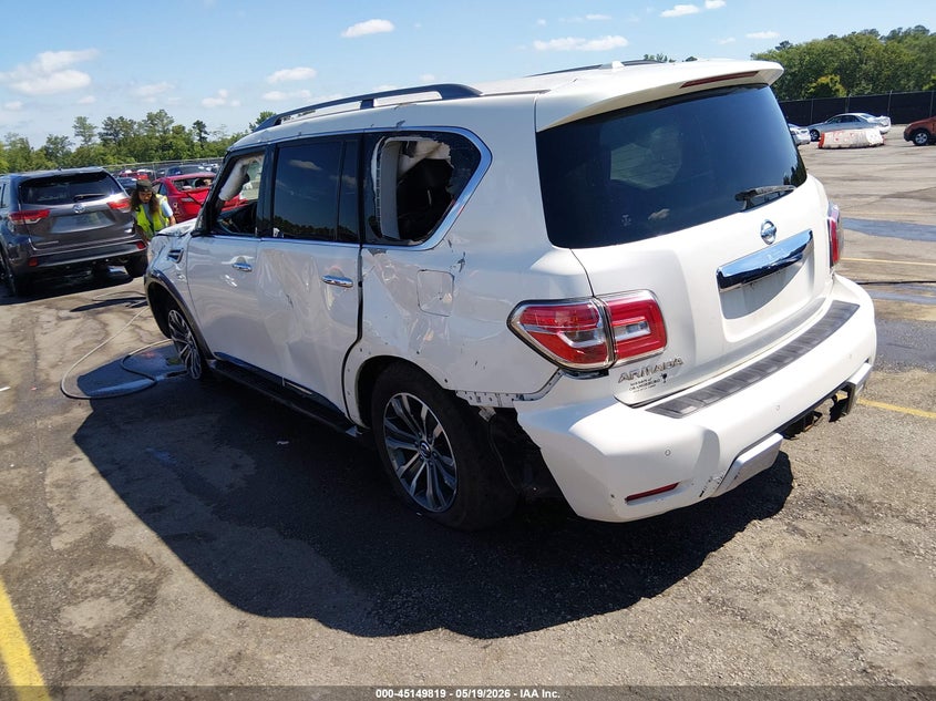 2017 Nissan Armada VIN JN8AY2ND4H9004343 IAAI salvage auction — SIDE, Salvage (South Carolina), sold $2,050 on 2026-07-08 (photo 3)