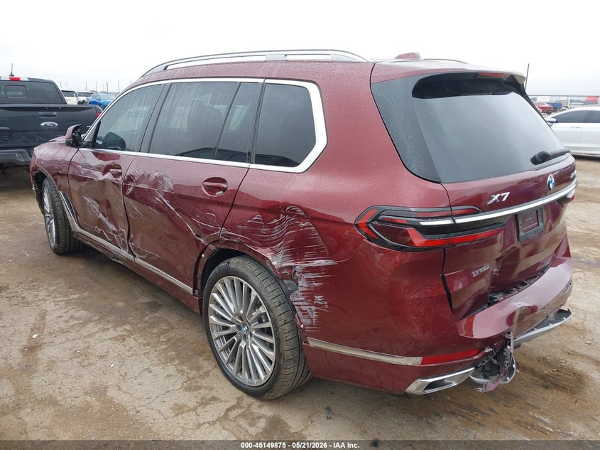 2025 BMW X7 VIN 5UX23EM01S9Y82767 IAAI salvage auction — LEFT SIDE, Original (Texas), sold $18,100 on 2026-07-28 (photo 3)