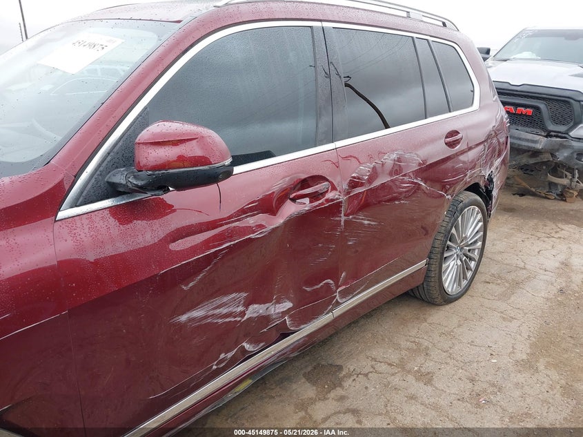 2025 BMW X7 VIN 5UX23EM01S9Y82767 IAAI salvage auction — LEFT SIDE, Original (Texas), sold $18,100 on 2026-07-28 (photo 6)